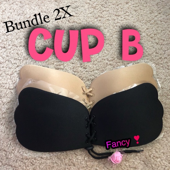 Backless Bra Strapless Bra PushUp Cup B - Picture 1 of 7